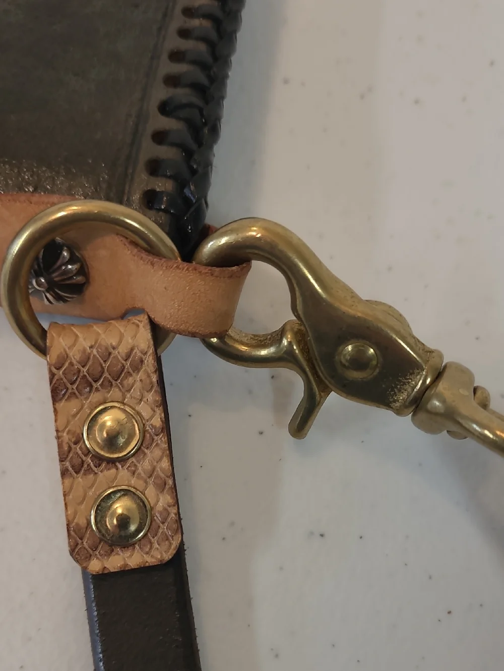 Leather Wallet W/ Wrist Clip Western Style Rodeo Cowboy Handmade Unique!